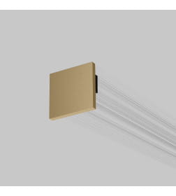 Заглушки для накладного шинопровода Brass Line латунь 2шт