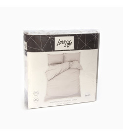 Постельное бельё LoveLife Tufting дуэт "Квадрат" 143*215см-2шт,230*240см,50*70см-2шт, цвет серый, 110 г/м2