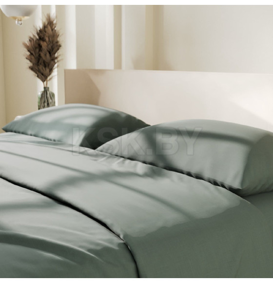 Постельное бельё Этель 2 сп Green forest 175х215, 200х220, 50х70-2 шт, 100% хлопок, поплин 125г/м2 (9241690) 