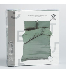 Постельное бельё Этель 2 сп Green forest 175х215, 200х220, 50х70-2 шт, 100% хлопок, поплин 125г/м2