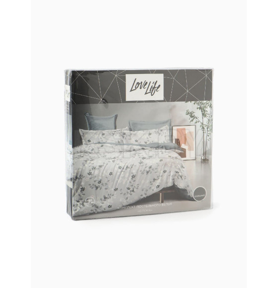 Комплект постельного белья LoveLife 1,5сп Флора 150*225см, 150*225см, 50*70см-1шт, 75гр/м2, микрофибра   10662411 (10662411) 