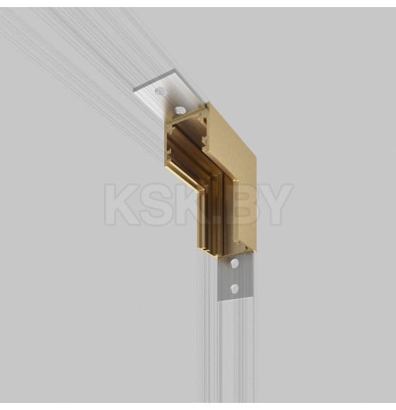 Коннектор угловой внутренний для накладного шинопровода Brass Line латунь (a069640) 
