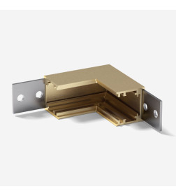 Коннектор угловой внутренний для накладного шинопровода Brass Line латунь