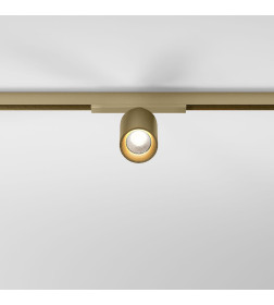 Трековый поворотный светильник Brass Line 10W 3000K латунь
