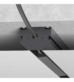 Заглушки для шинопровода в натяжной потолок Slim Magnetic 85204/00 черный 2 шт.