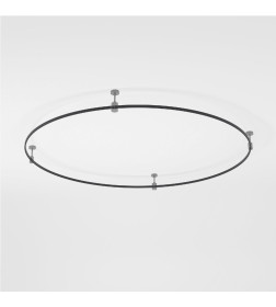 Шинопровод Round Esthetic Magnetic черный Ø1500