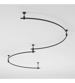 Шинопровод Round Esthetic Magnetic черный Ø1500