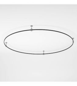 Шинопровод Round Esthetic Magnetic черный Ø1800