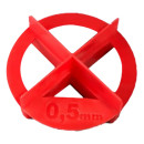 Крестики для кафеля 0.5/2 мм, 70 шт. DECOR (443-0520)