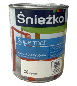 Эмаль акриловая Sniezka Supermal ,  0,8 л РП