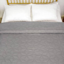 Покрывало MATEX DECORATIVE COVER. FLOWER. Размер: 200x220 Цвет: светло-серый (62-813) 