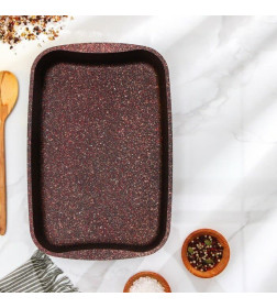 Противень Kukmara пга01а (33,5*22см) "Granit Ultra red"