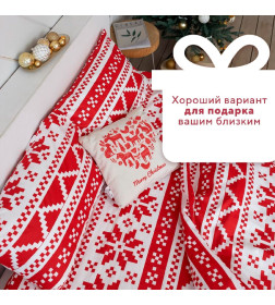 Постельное белье новогоднее LoveLife евро Christmas ornament 200*217см,240*225см,50*70см-2штуки