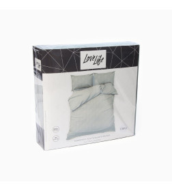 Постельное бельё LoveLife Tufting 2сп "Ромб" 175*215см,200*230см,50*70см-2шт, цвет зеленый, 110 г/м2