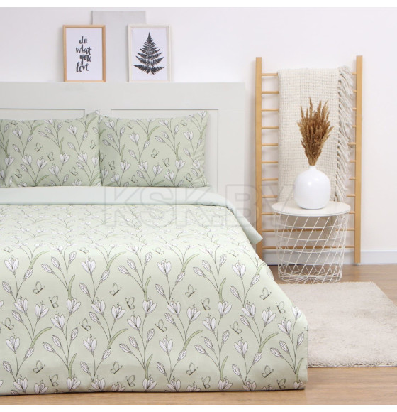 Постельное бельё LoveLife 2сп Tulips 175х215см,200х240см,50х70см-2шт, жатка, 100% п/э, 100гр/м2 (10322875) 