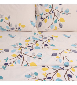 Постельное бельё LoveLife евро Spring 225х215см, 240х220см, 50х70см-2шт, хлопок, бязь, 125г/м2
