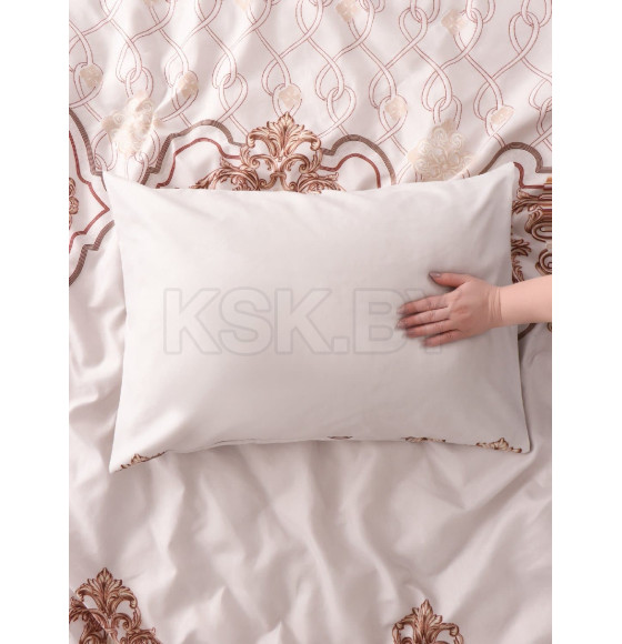 Комплект постельного белья LoveLife евро Узоры 200х220 см, 220х240 см, 50х70 см-2 шт, 75гр/м2, микрофибра   10662417 (10662417) 