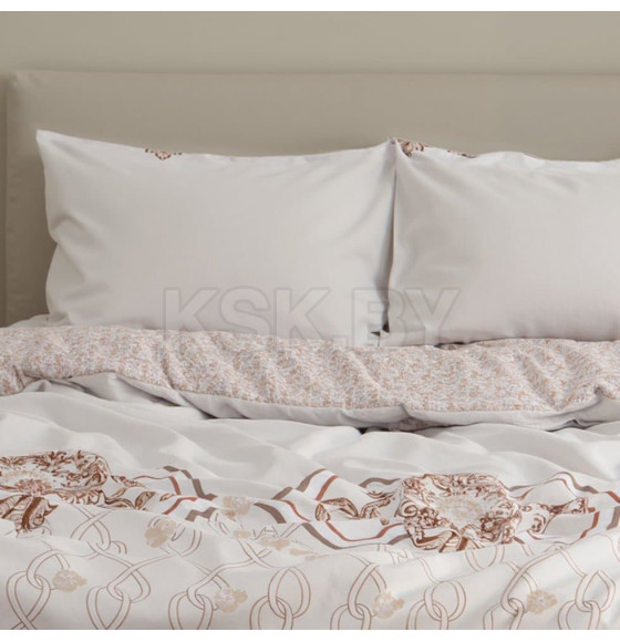 Комплект постельного белья LoveLife 1,5сп Узоры 150*225см, 150*225см, 50*70см-1шт, 75гр/м2, микрофибра   10662415 (10662415) 