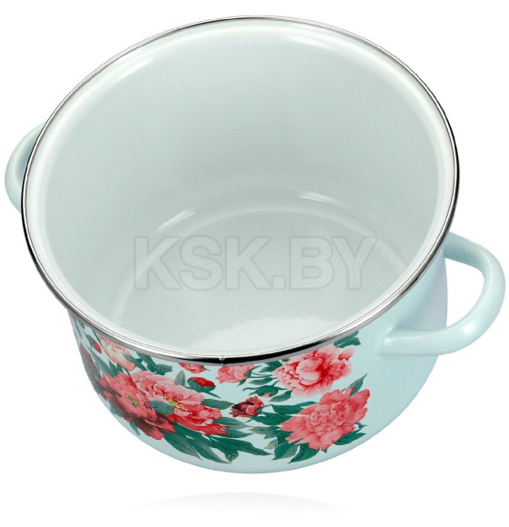 Кастрюля цилиндрическая СтальЭмаль 