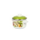 Кастрюля цилиндрическая СтальЭмаль "Вкусный компот" (3,0л) 6RD181M белоснежный (00102609) 