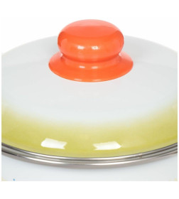 Кастрюля цилиндрическая СтальЭмаль "Голландская" (4.0л) 7RD201M белоснежный