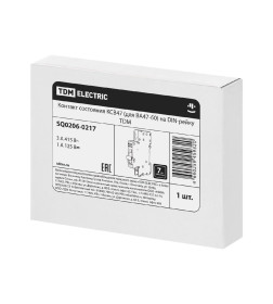 Контакт состояния КСВ47 (для ВА47-60) на DIN-рейку TDM SQ0206-0217