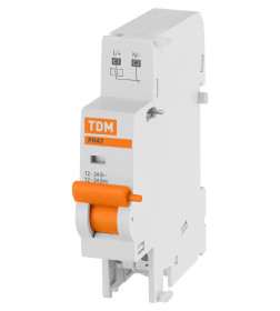 Расцепитель независимый РН47 (для ВА47-60) 12/24В AC/DC на DIN-рейку TDM SQ0206-0222