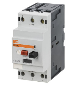 Пускатель ПРК80-63 In=63A Ir=40-63A Ue 660В TDM SQ0212-0024