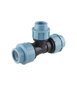 Тройник ПЭ редукционный 32х20х32 мм AV Engineering AVE110322032