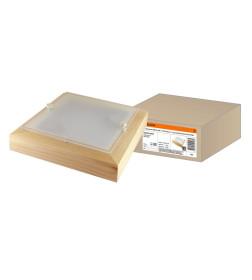 Светильник НПБ 02-2х40-111 УХЛ4 "Киото-1" сосна 2х40 Вт IP20 (270х270х75 мм) TDM SQ0303-0405