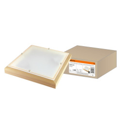 Светильник НПБ 02-3х40-111 УХЛ4 "Киото-2" сосна 3х40 Вт IP20 (435х435х75 мм) TDM SQ0303-0407