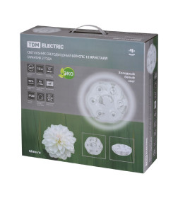 Светильник светодиодный LED СПС 12 15Вт 4000К 35 см, Кристалл TDM SQ0329-0162