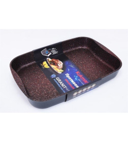 Противень Kukmara пга02а (36,5*26см) "Granit Ultra red"