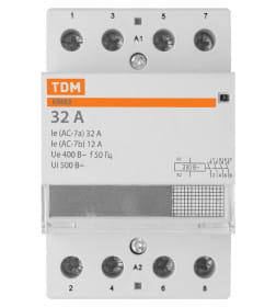 Контактор модульный КМ63/4-32 4НО TDM SQ0213-0013
