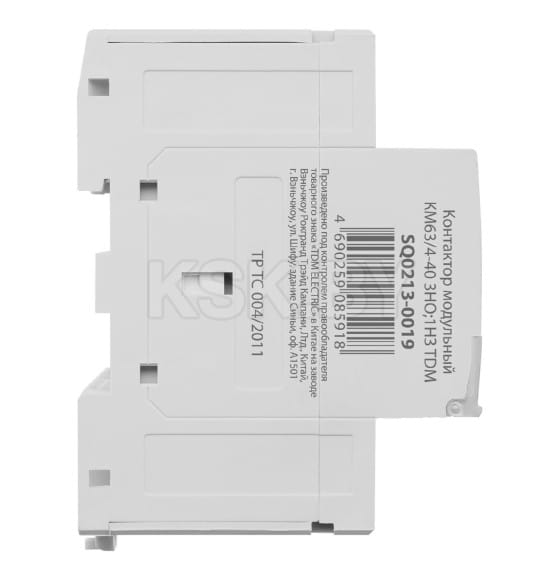 Контактор модульный КМ63/4-40 3НО 1НЗ TDM SQ0213-0019 (SQ0213-0019) 