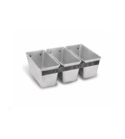 Форма для хлеба Kukmara 500гр.(прямоуг.) 3-х секц. х530
