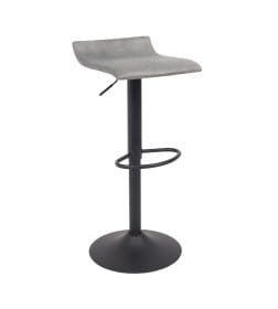 Стул барный SLIM, серый велюр 8167-54/черный