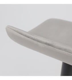 Стул барный SLIM, серый велюр 8167-54/черный