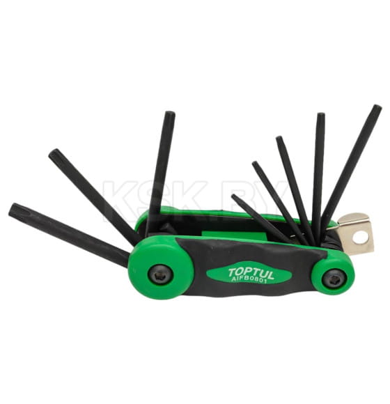 Набор ключей Torx T9-Т40 (8 шт.) TOPTUL AIFB0801 (AIFB0801) 