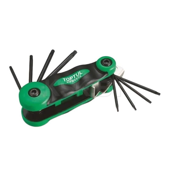 Набор ключей Torx T6-T25 (8 шт.) TOPTUL AIFB0802 (AIFB0802) 