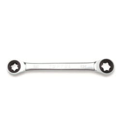 Ключ накидной с трещоткой TORX Е10хЕ12 TOPTUL AOAC1012