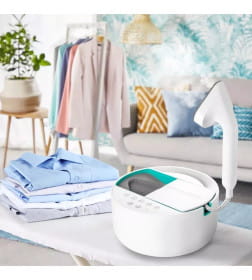 Отпариватель Kitfort KT-9110-3 (бело-бирюзовый)