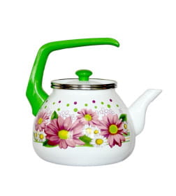 Чайник Interos "Розовые герберы" 2400 (3,0л)