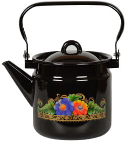 Чайник СтальЭмаль "Вологда" (2,0л) 1с25с черный