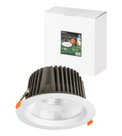 Светильник встраиваемый "Даунлайт" LED DCL-01-050 50 Вт, 4000 К, 80 Ra, IP20, прозрачный рассеиватель TDM SQ0369-0408