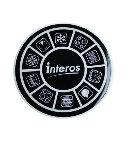 Кастрюля глубокая Interos "Сирень" 3355 (5,7л)
