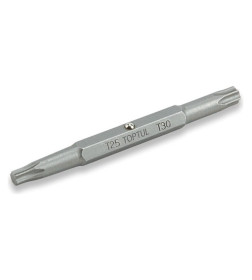Бита двухсторонняя TORX T25/T30х75 мм TOPTUL FKCA2530