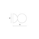 Бра Divinare MILANO 5407/49 AP-1 (5407/49 AP-1) 