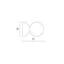 Бра Divinare MILANO 5407/33 AP-1 (5407/33 AP-1) 