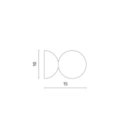 Бра Divinare MILANO 5407/33 AP-1